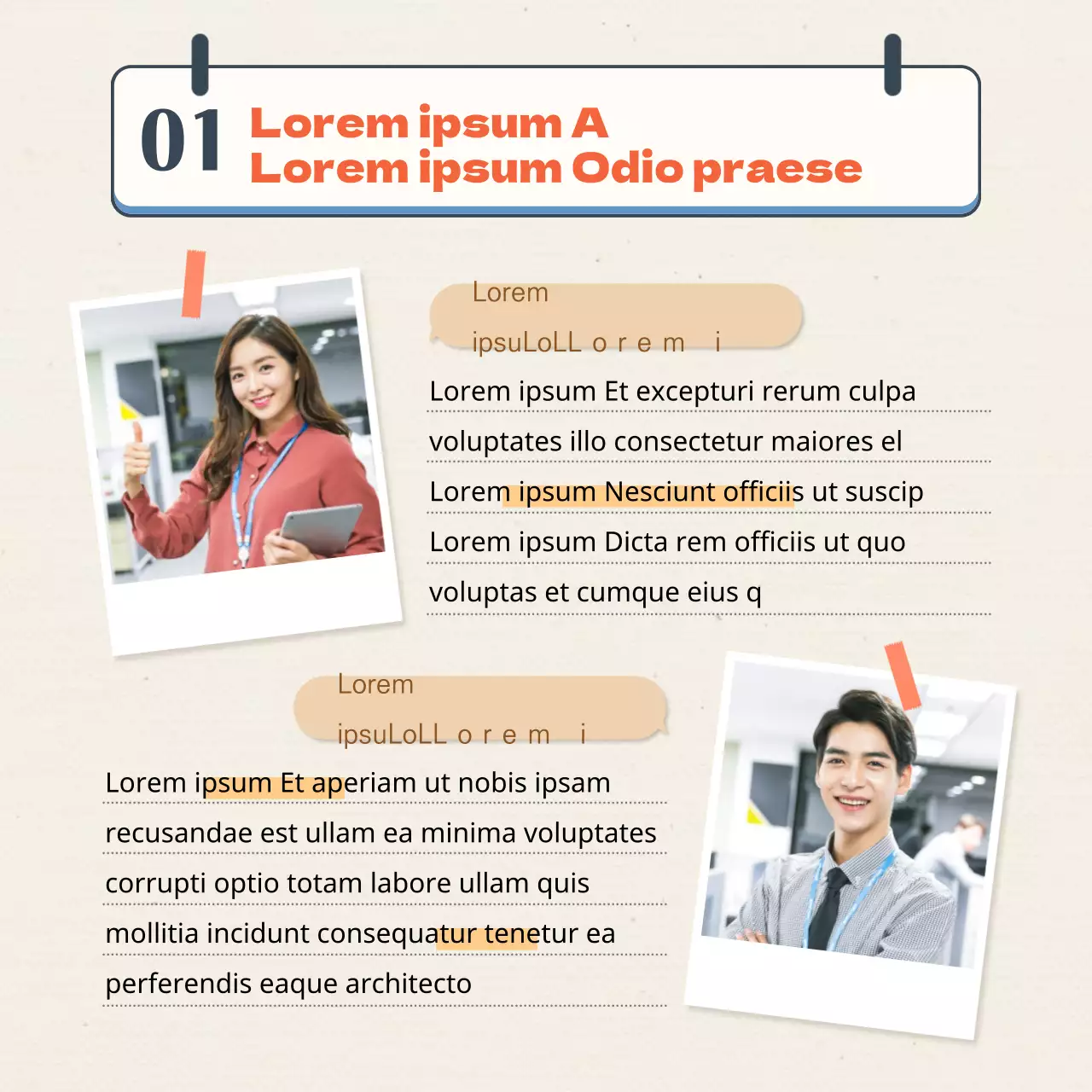 Beige Nuevas contrataciones CardNews