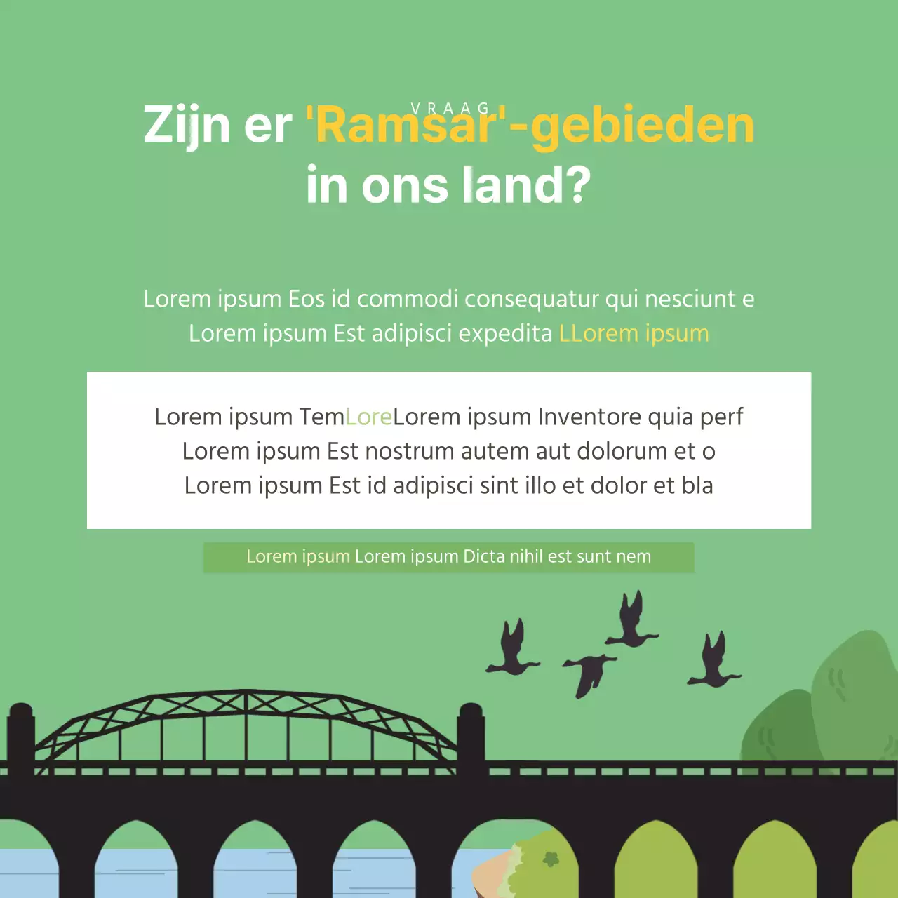 Ducasse Wereld Wetlands Dag KaartNieuws Ontwerp