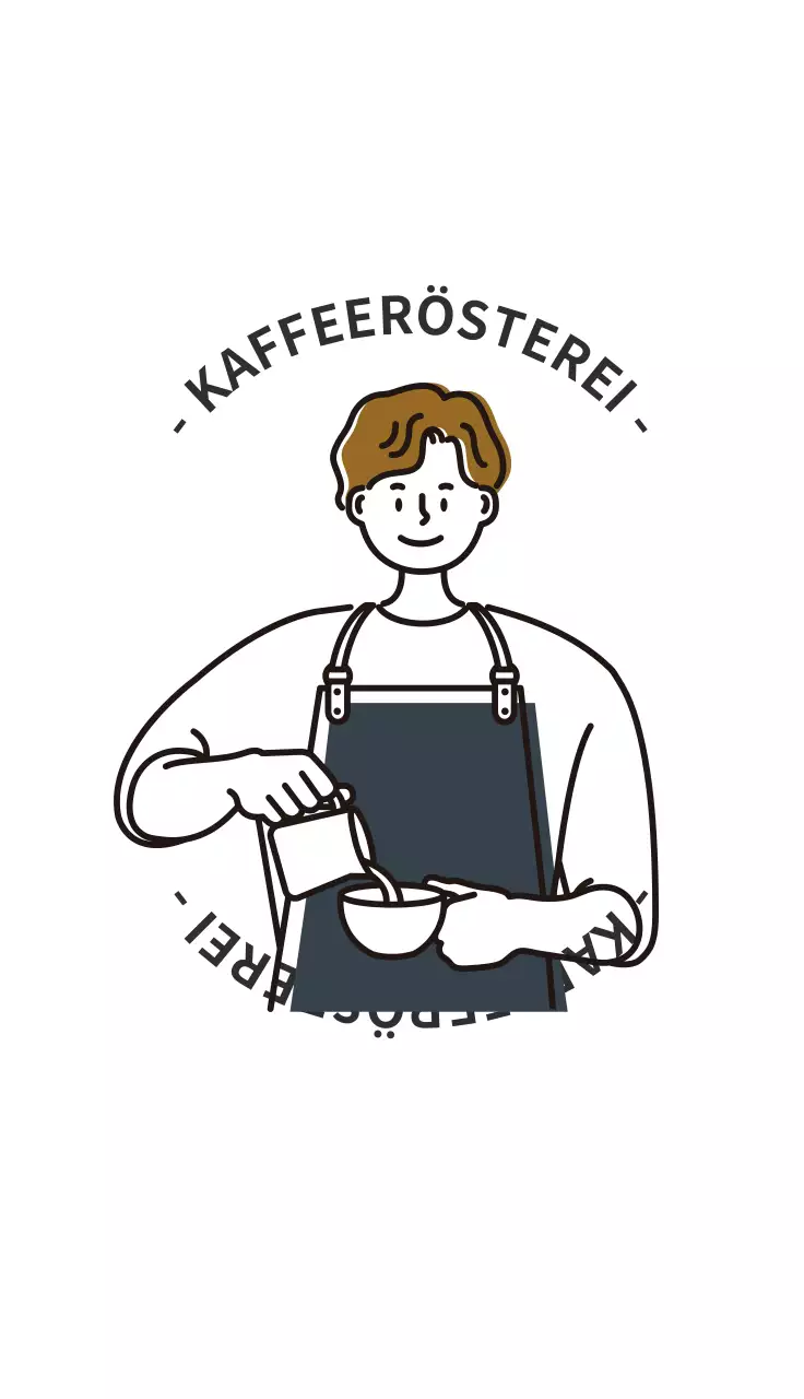 Barista-Café-Visitenkarte