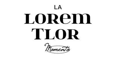 Texto sencillo y limpio en estilo de logotipo en blanco y negro para promociones y productos de cafeterías brunch.