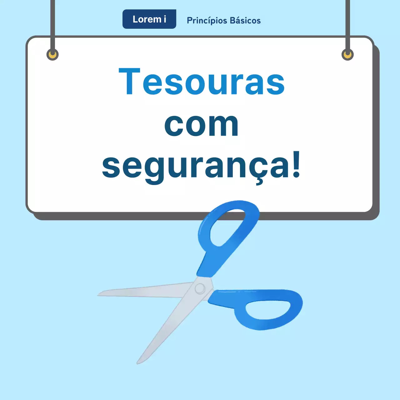 Utilizar a tesoura Ducasse CardNews