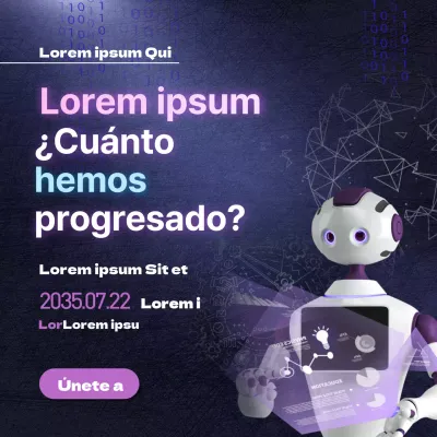 Plantilla oscura con una sensación futurista de luz LED espacial