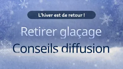 Concept d'hiver enneigé en blanc et bleu marine