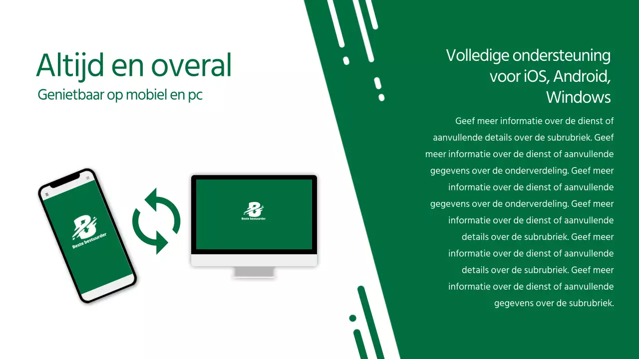 Groene, schone en sterke servicegids