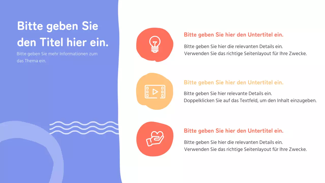 Präsentationen mit pastellfarbener, flauschiger Anmutung