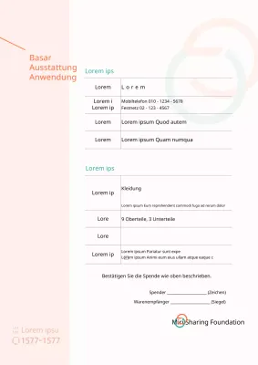 Orange Grün Anwendung