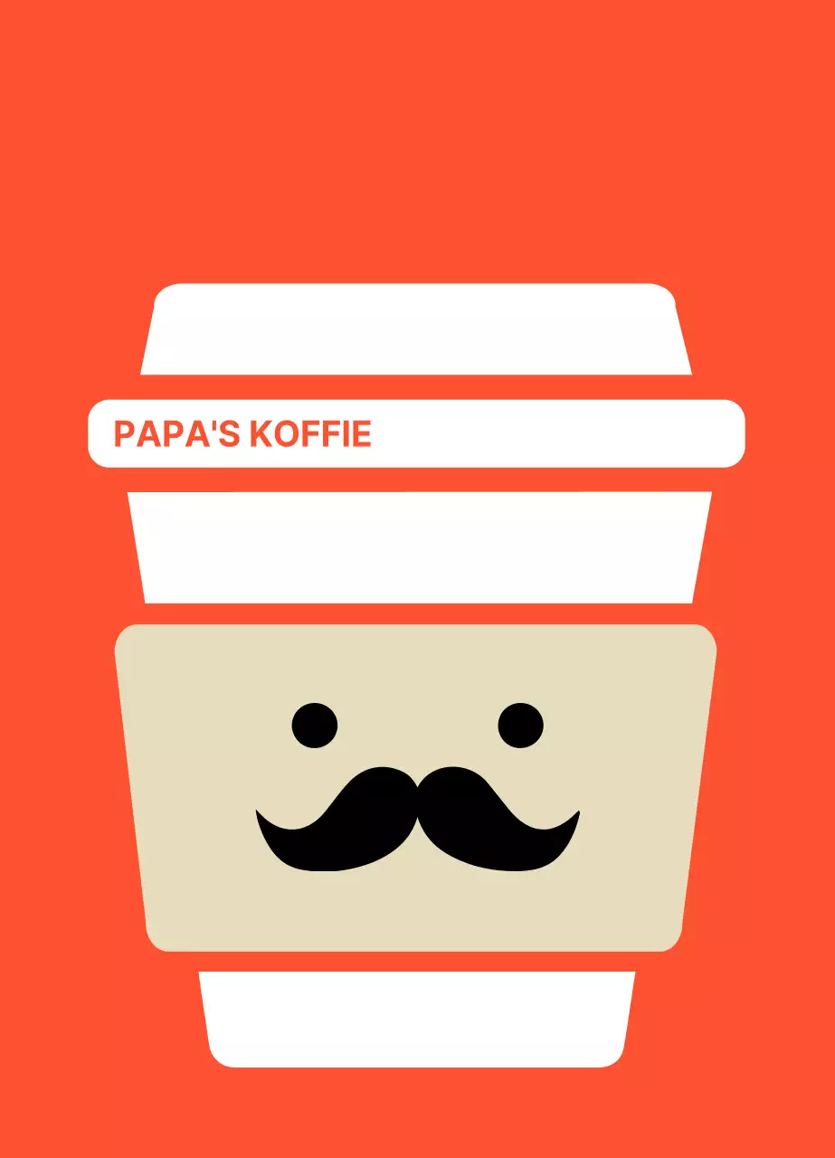 Wit papier beker koffie cafe acryl sleutelhanger