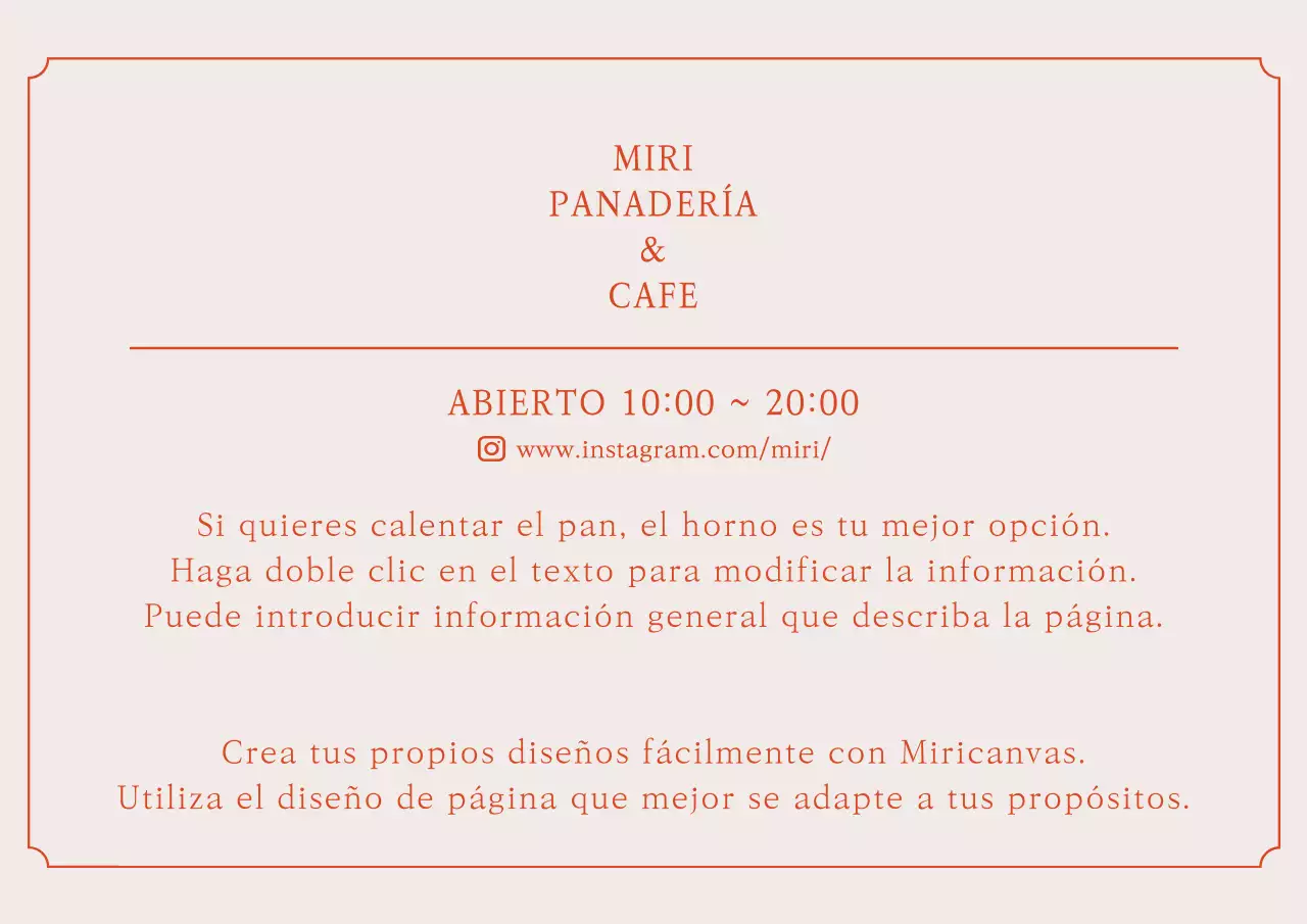 Postal en rojo con tema de ilustración