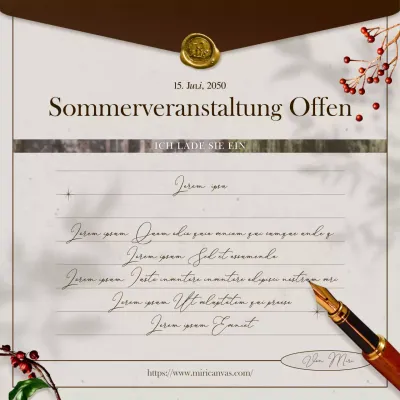 Brown Coloured Letters Konzept Spiel Veranstaltung Ankündigung