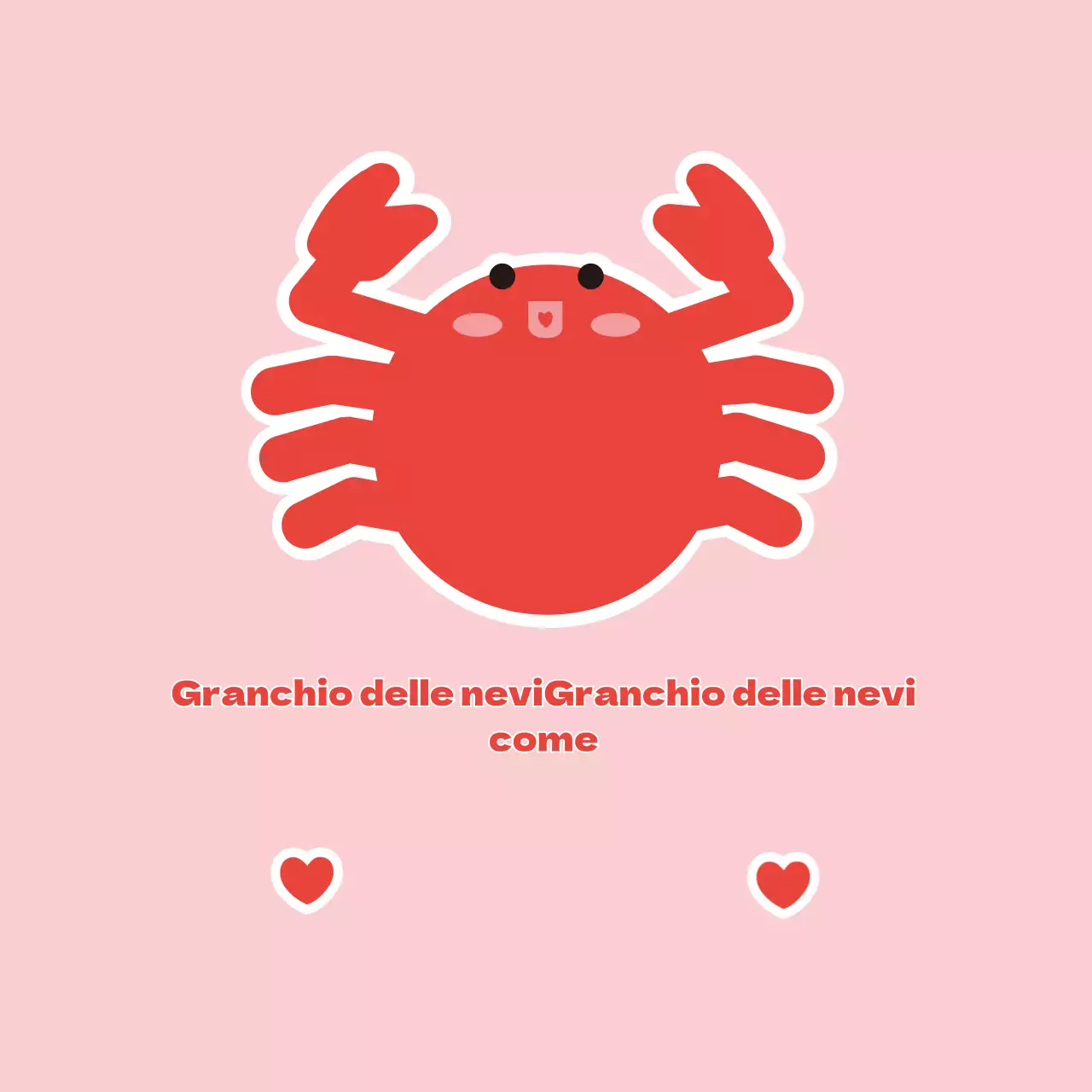 Frutti di mare Granchio della neve