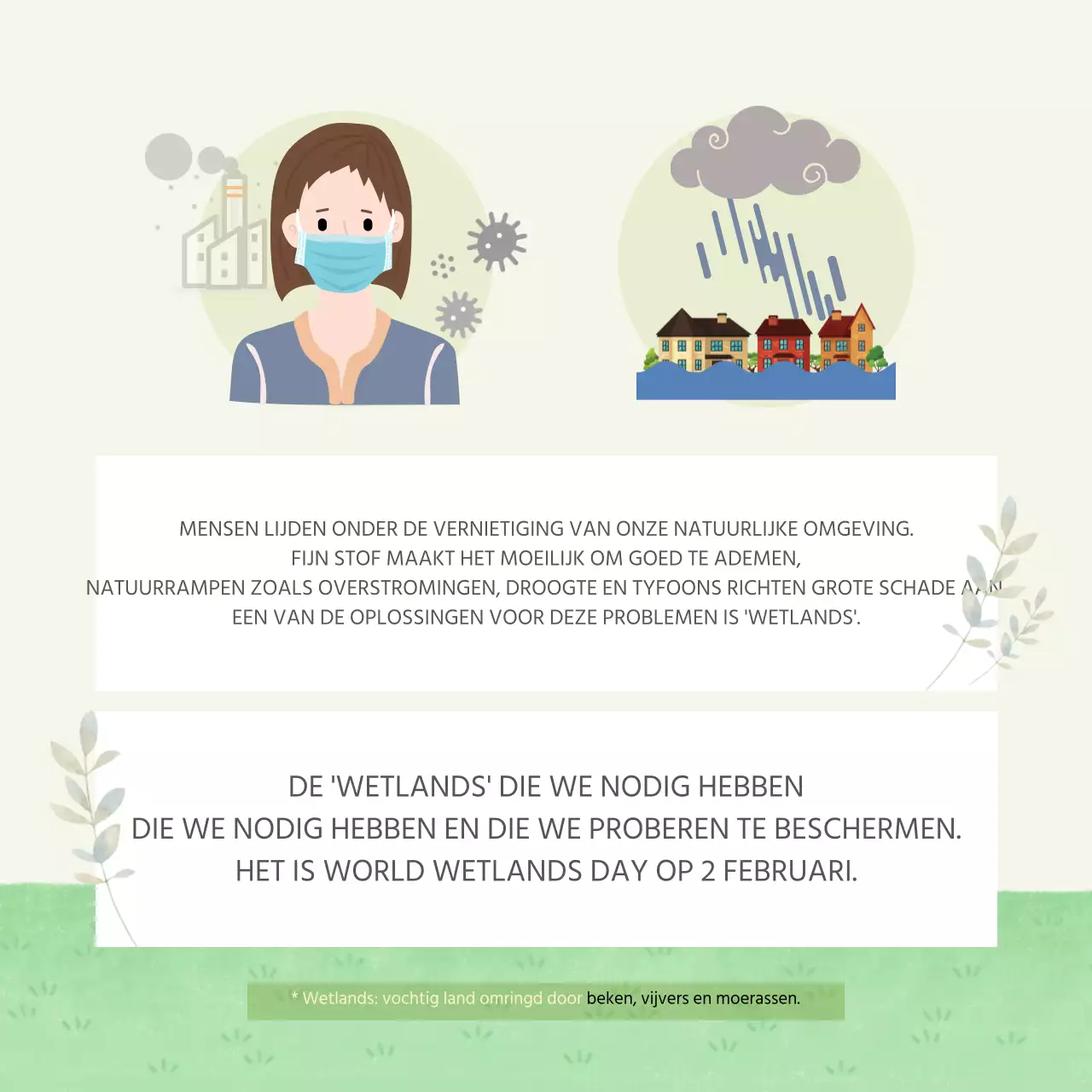 Ducasse Wereld Wetlands Dag KaartNieuws Ontwerp