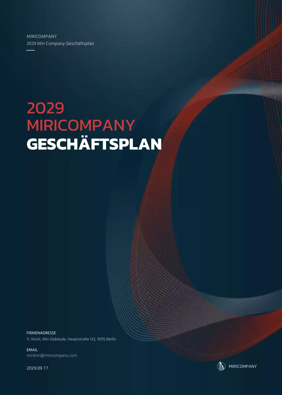 Grafikkonzept Frühjahrsbindung in Marineblau und Rot