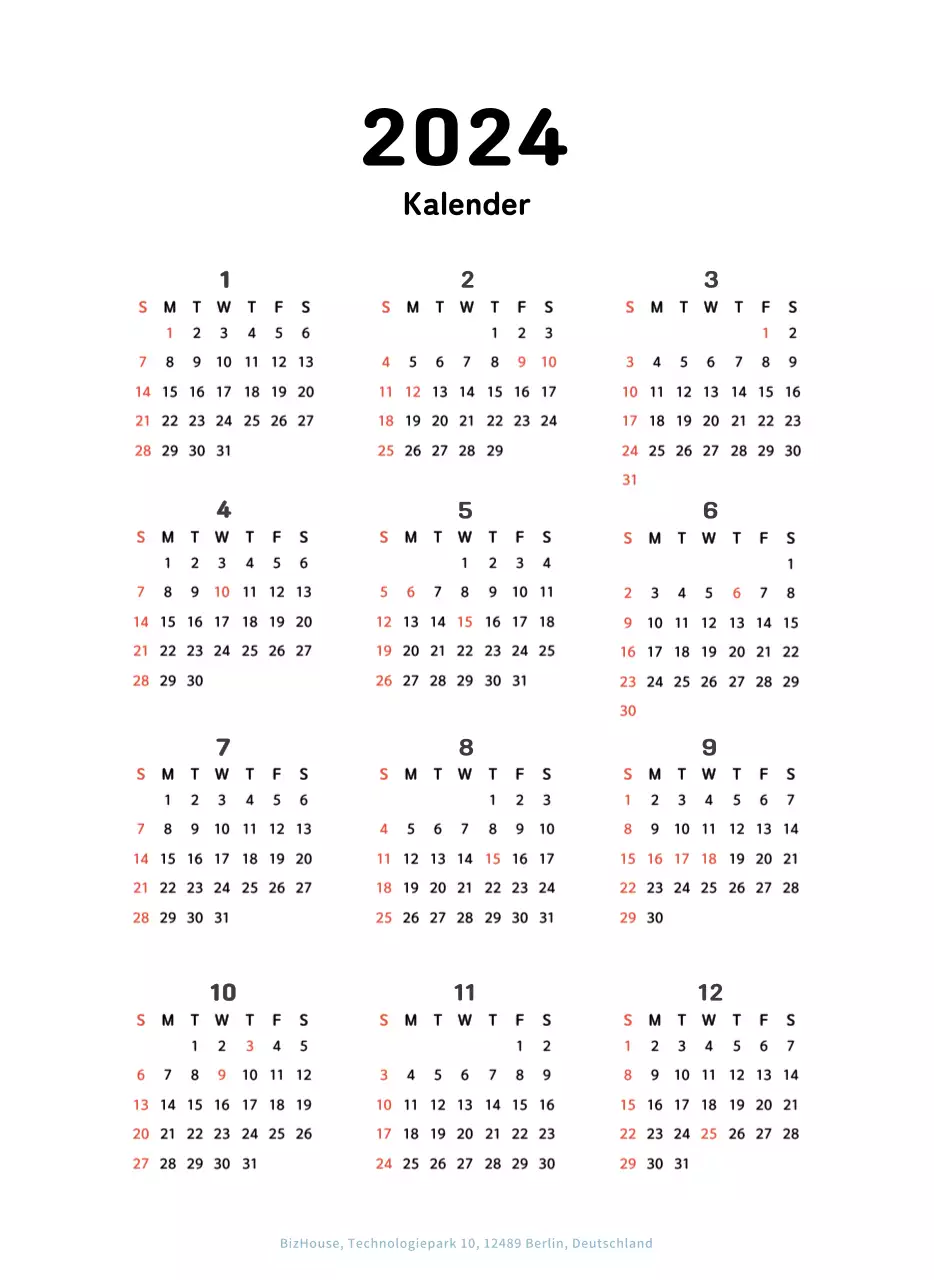 Ein warmer, illustrierter Kalender für das neue Jahr
