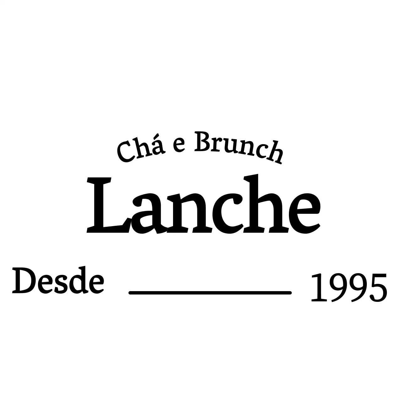 Estilo de layout de texto moderno e simples a preto e branco para promoção e promoção de café brunch