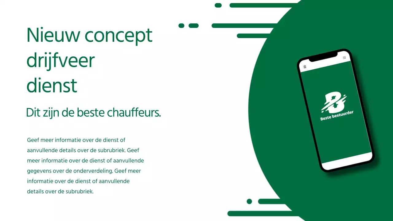 Groene, schone en sterke servicegids