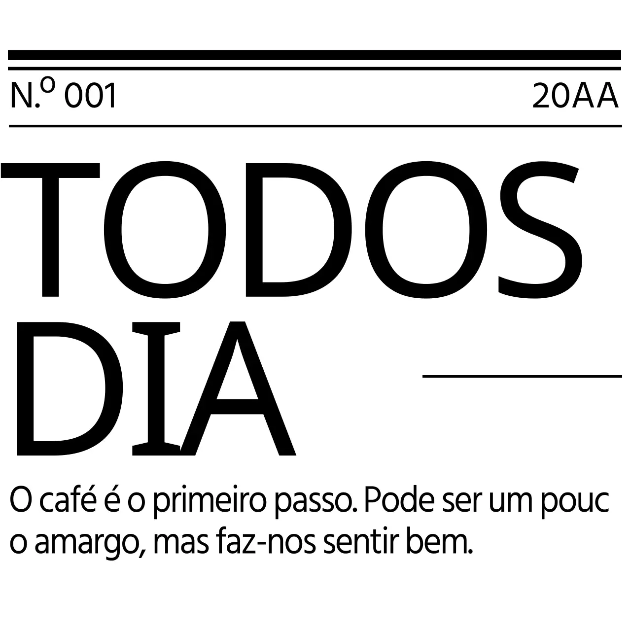 Conceito de layout de jornal simples e limpo a preto e branco para produtos personalizados