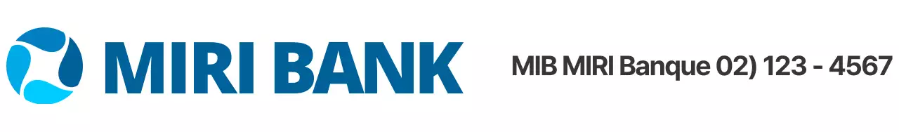 Concevoir un objet promotionnel pour une banque digne de confiance avec un logo bleu.