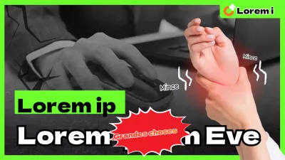 Une douleur au poignet de couleur vert fluorescent informant des soins hospitaliers