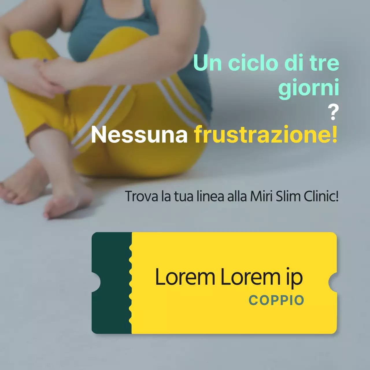 Utilizzate foto gialle e verdi per promuovere la vostra dieta