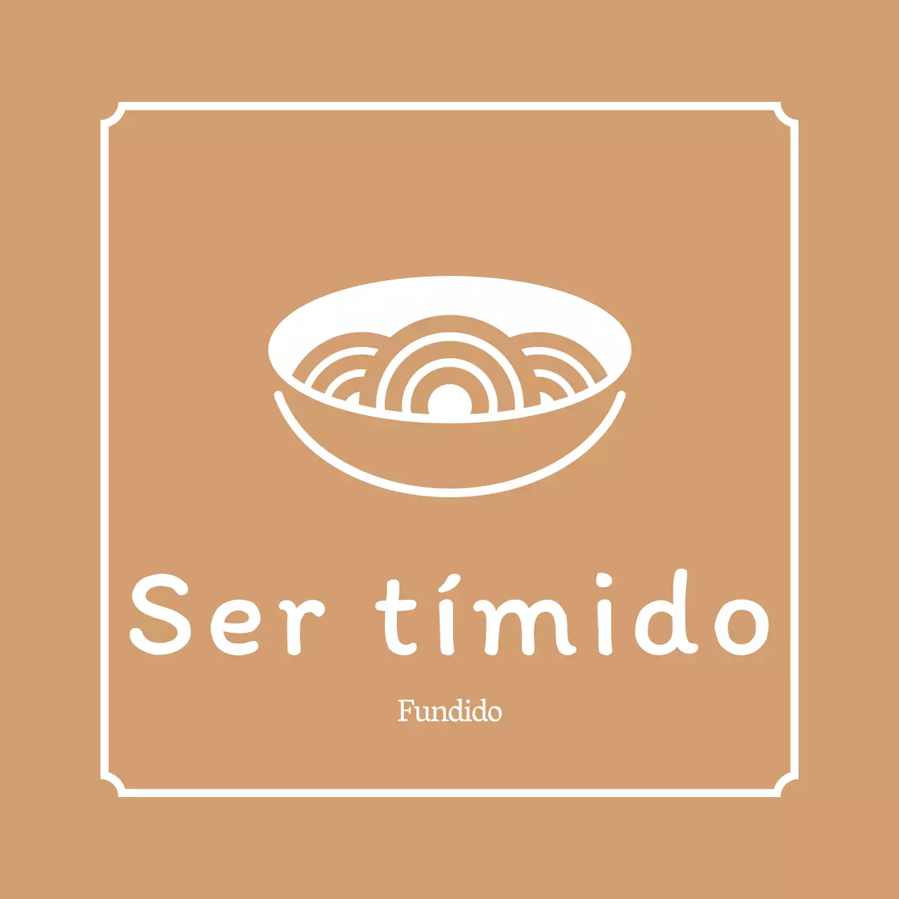 Letreiro simples de restaurante coreano em dourado