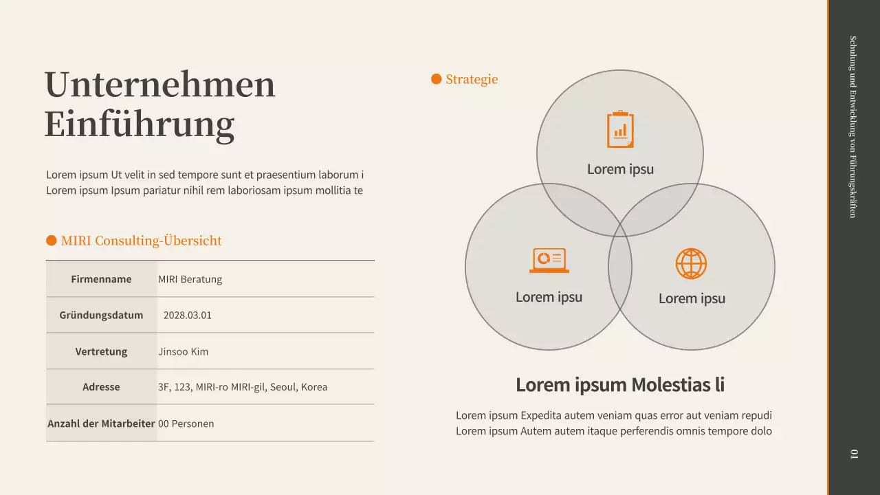 Vorschlag für eine Führungscoaching-Lektion für Beförderte in Grau und Orange