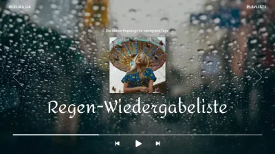 Eine Playlist mit sentimentalen Popsongs für Regentage YouTube-Miniaturansicht