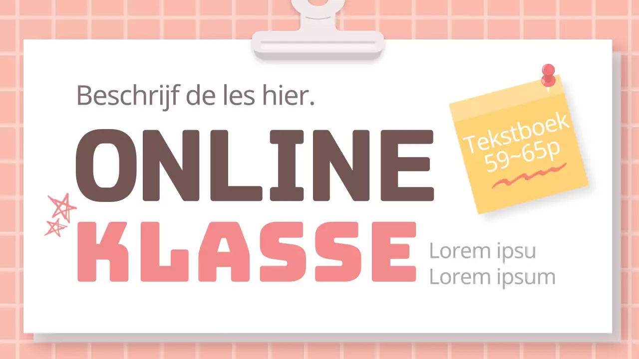 Roze Illustratie Online Cursus