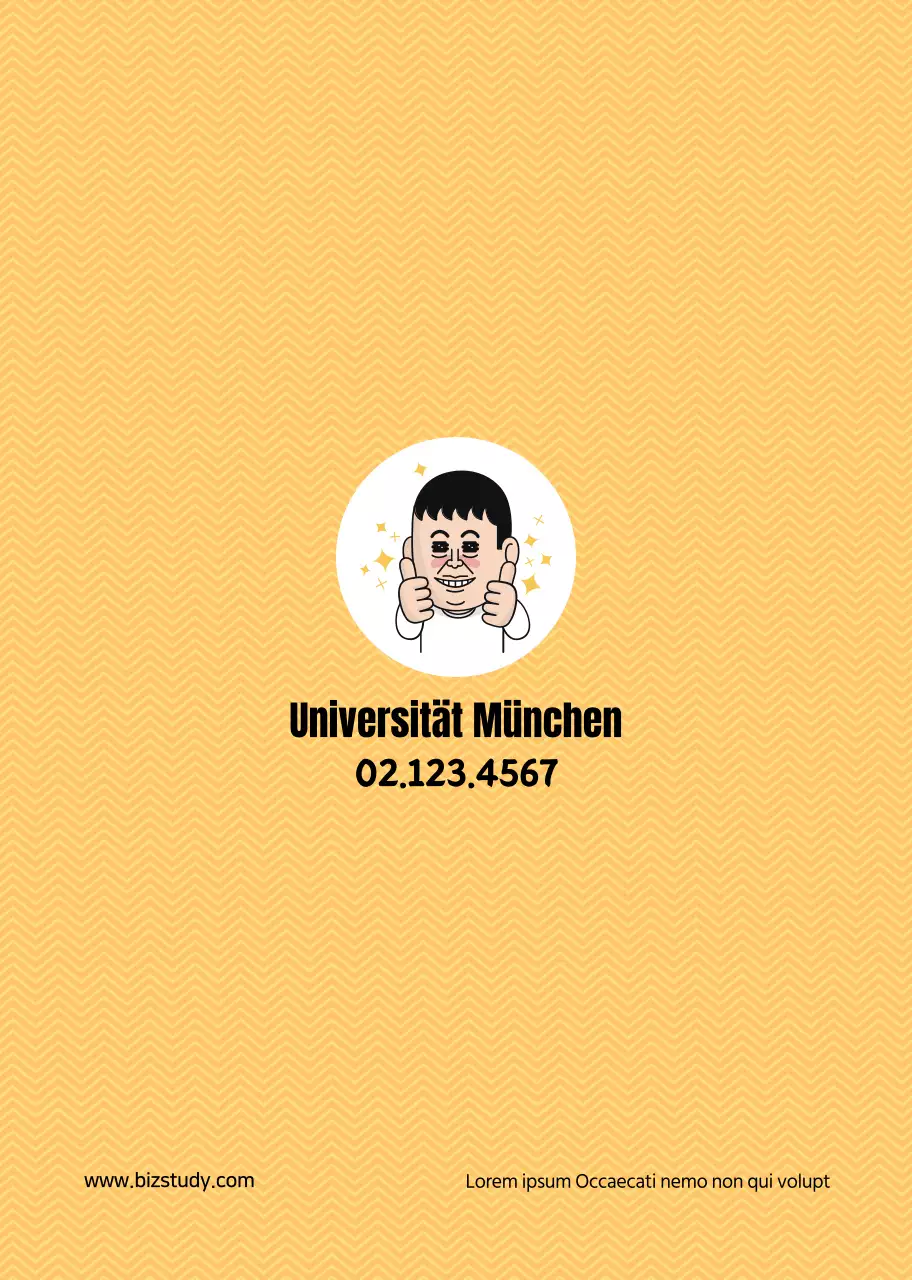 Werbeheft für die Schule mit einem verspielten Illustrationskonzept