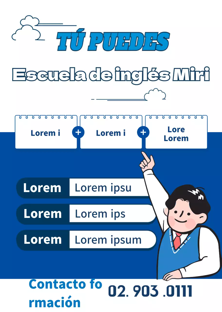 Promoción de la Escuela de Ilustración de Carácter Azul