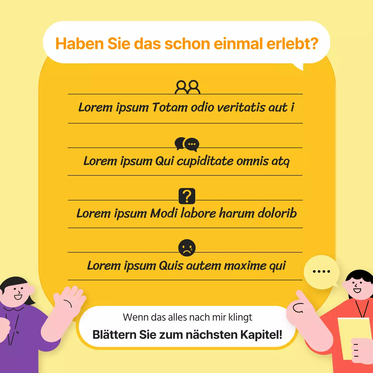 Werbung für ein Buch mit entspannenden Lavendelillustrationen (CardNews)