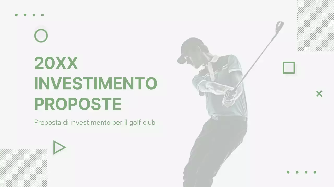 Proposta di investimento Bizgolf di Greentone Panoramica del business del golf club resort Aspettative di bilancio