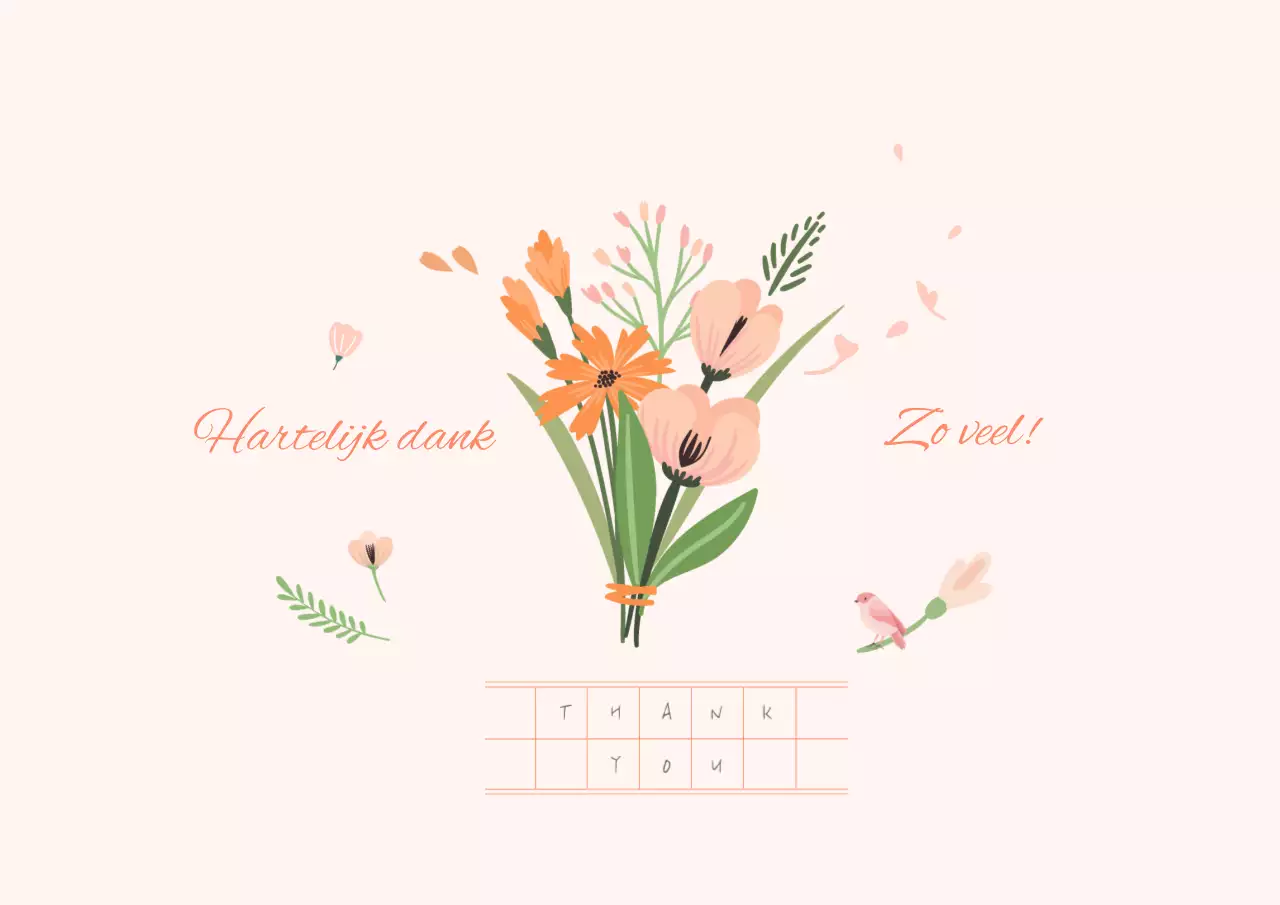 Bedankkaart voor lerarendag