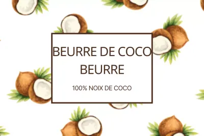 BEURRE DE COCO