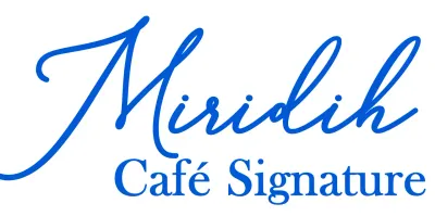 Combinaisons émotionnelles d'écriture et de texte en bleu vif Pour les promotions et les marchandises des cafés.