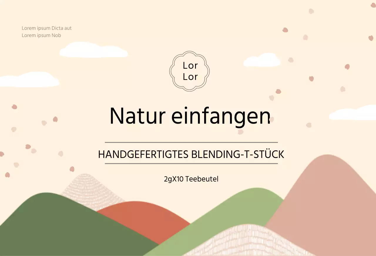 Selbstgemachte Teebeutel