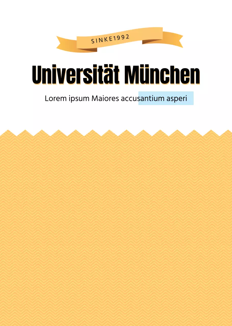 Werbeheft für die Schule mit einem verspielten Illustrationskonzept