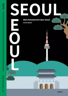 Grünes schwarzes modernes selbstverlegtes Essay-Buchcover