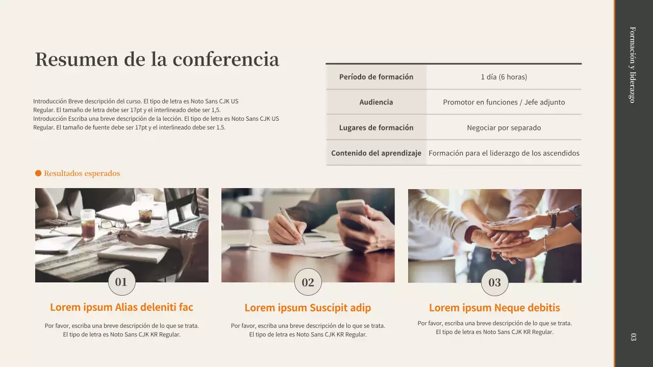 Propuesta de Lección de Coaching de Liderazgo para Promotores en Gris y Naranja