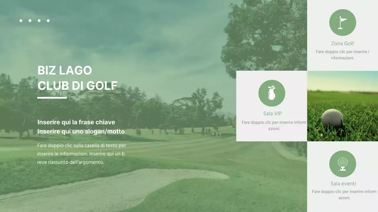 Proposta di investimento Bizgolf di Greentone Panoramica del business del golf club resort Aspettative di bilancio