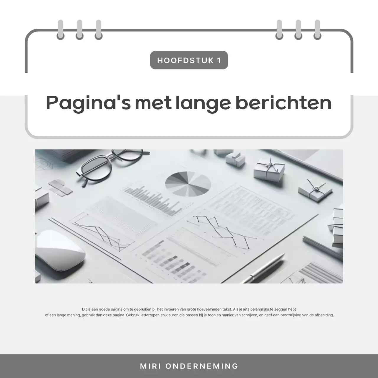 Eenvoudige zakelijke berichten in zwart-wit