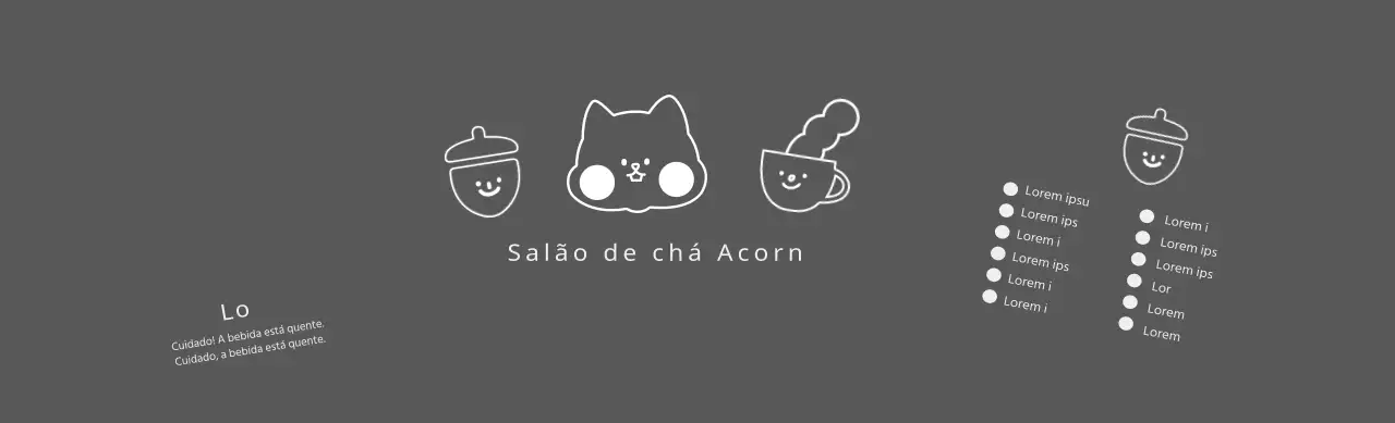 Suporte para chávenas de café Acorn Cafe