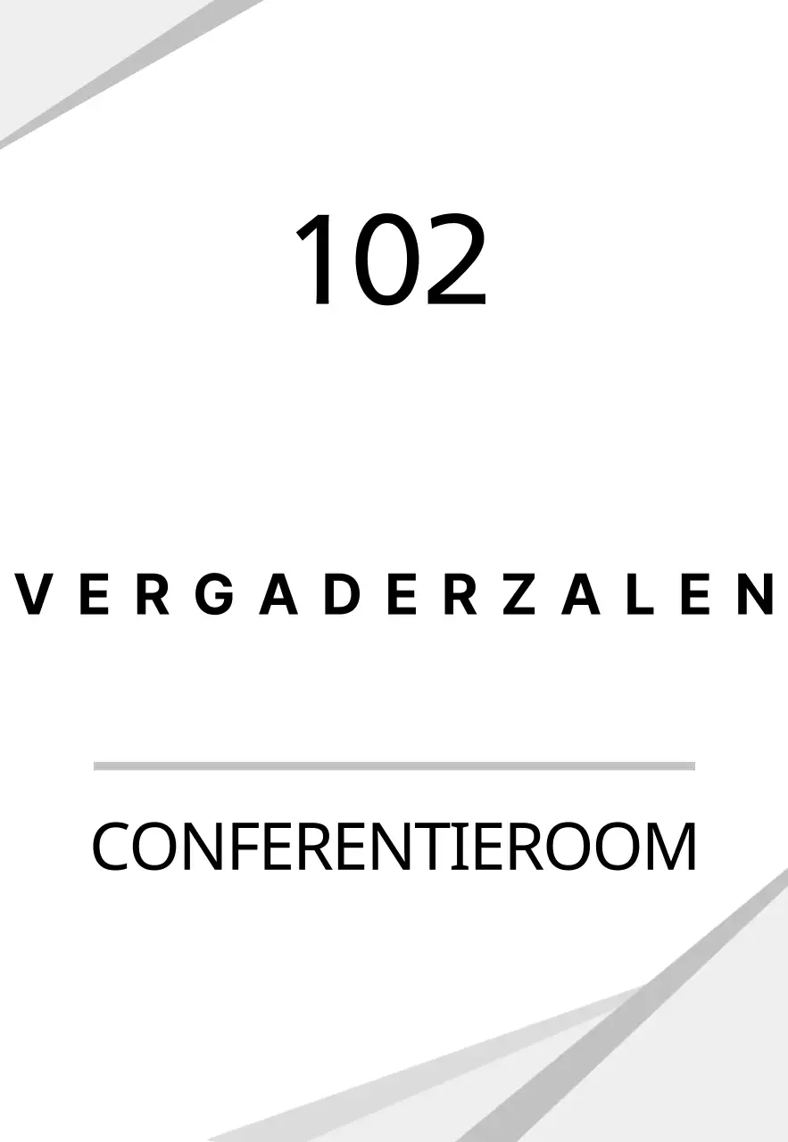 Wit grafisch bedrijfsbord