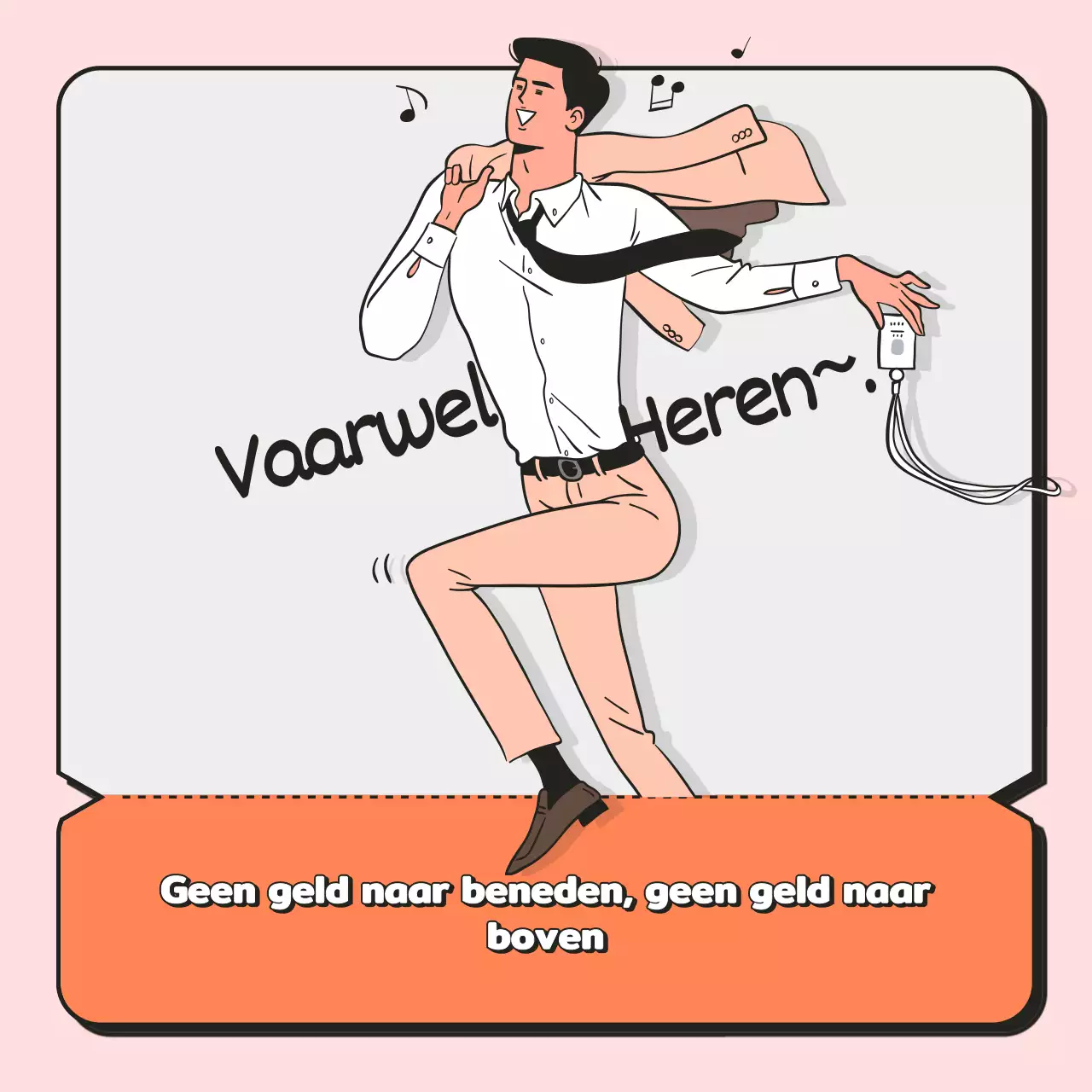 Roze en munt couponconcept voor kantoormedewerker