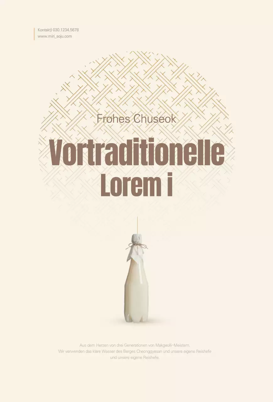 Traditionelle Postkarten in Beigetönen