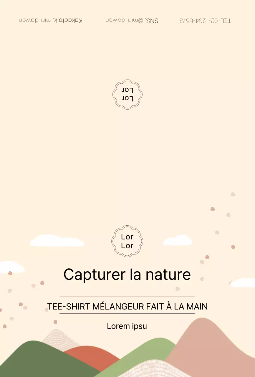 Sachets de thé beige faits à la main pour promouvoir le produit