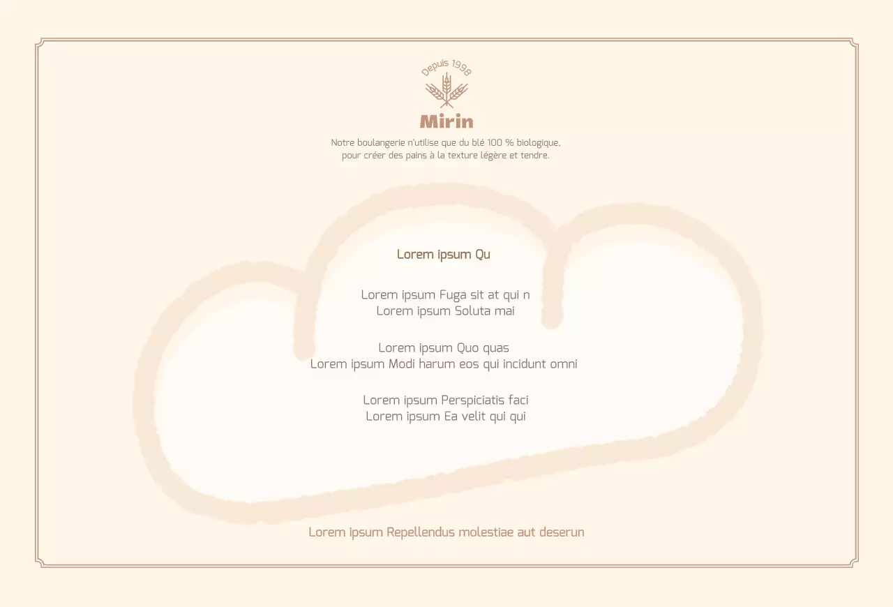 Carte postale de boulangerie