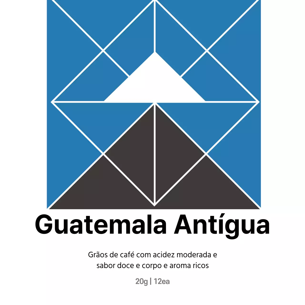 Postal concetual simples sobre feijões em azul e preto
