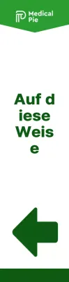 Einfache und saubere Kombination aus Pfeilen und Text in Grün und Lindgrün Layout-Stil Wegbeschreibung zum Seminar