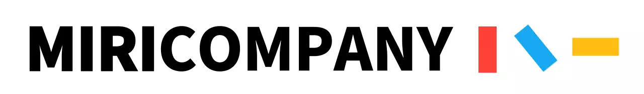Símbolo simples preto e colorido para promoção de empresa