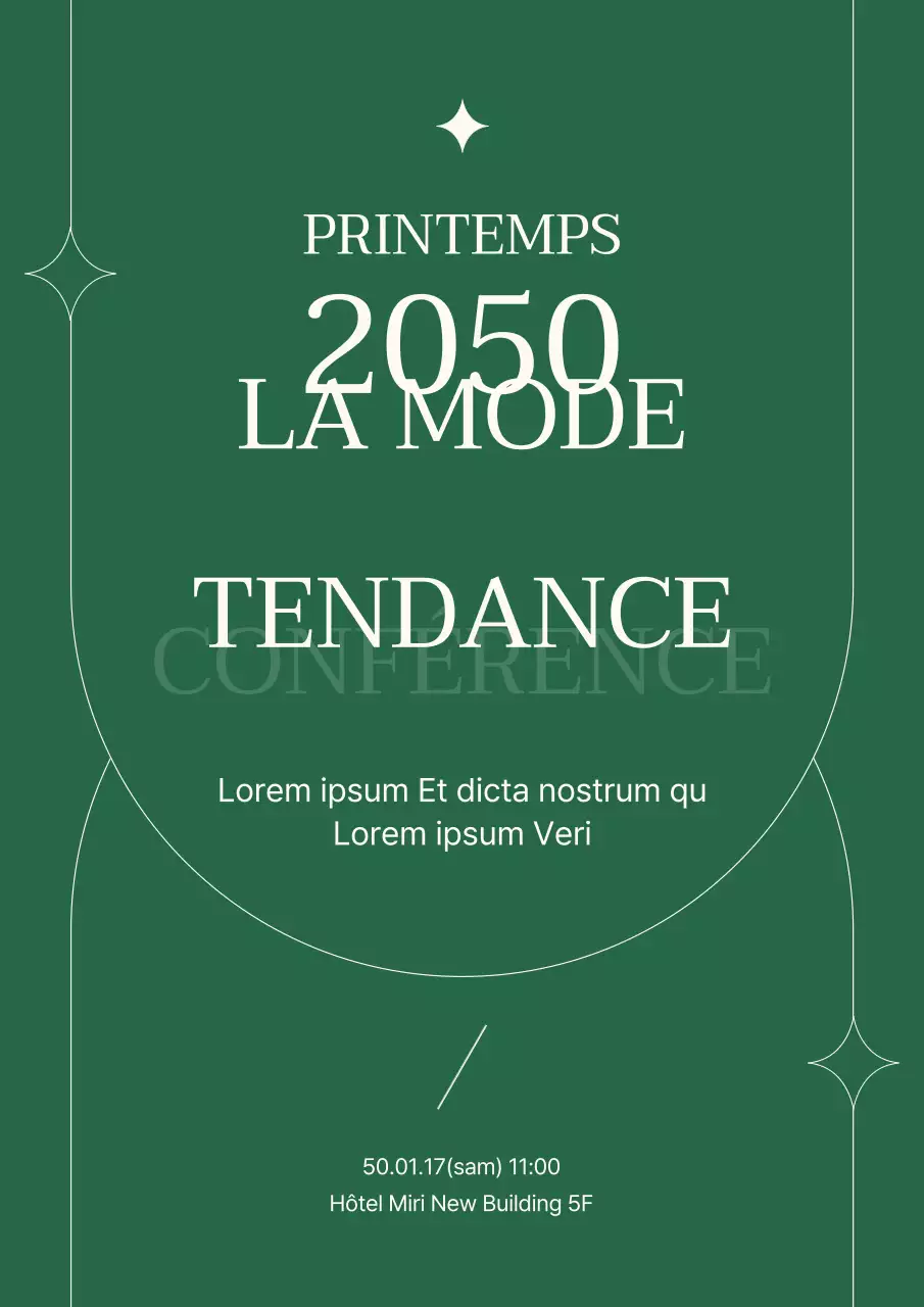 Un terrain de jeu épuré dans les tons vert et beige
